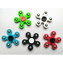 5 Steel Ball Fidget Spinner Stress Reducer Toy for ADHD and Autism Adult, Child (Mix Color)